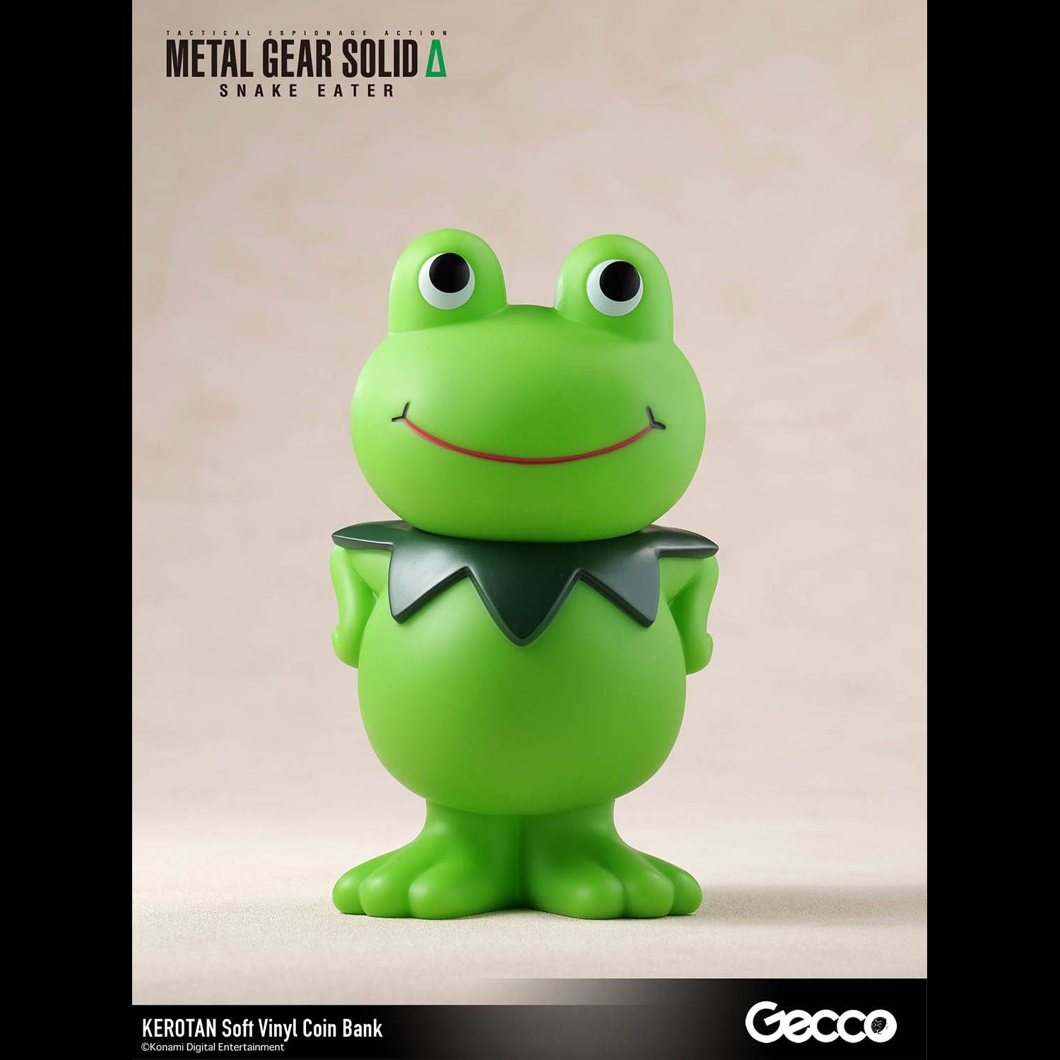 METAL GEAR SOLID Δ: SNAKE EATER, KEROTAN Soft Vinyl Coin Bank